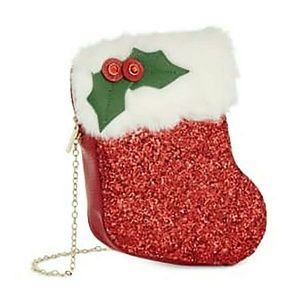 ❤Celebrate Shop Christmas Stocking Glitter bag